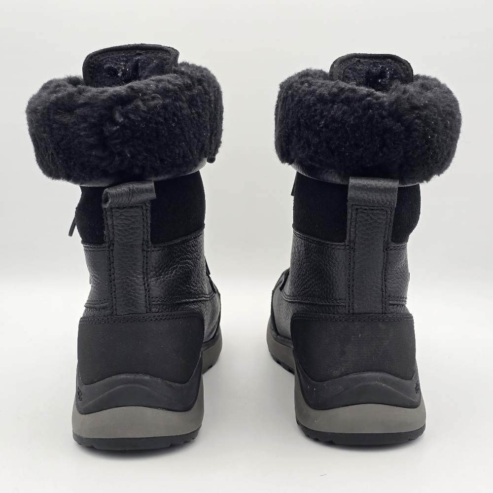 NWOT UGG Adirondack III Winter Waterproof Leather Snow Boots, Black, Women's 8.5 - Picture 9 of 16